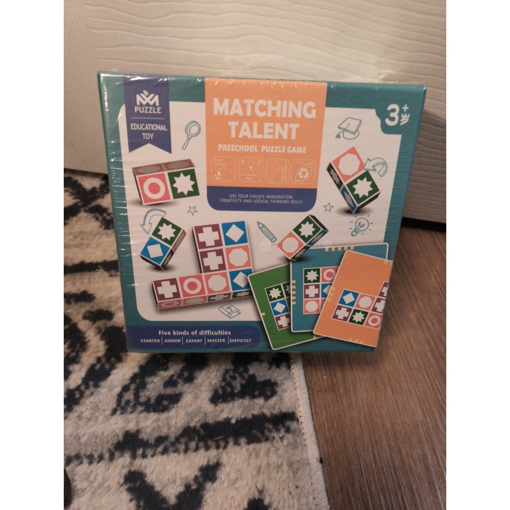 New Matching Talent Preschool Puzzle Game  Educational Thinking Skill toy Sealed - Picture 3 of 8